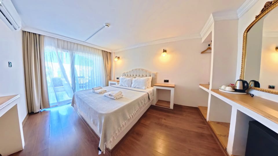 Bahce Kati Standart Oda | Premium bedding, in-room safe, WiFi (free), bed sheets