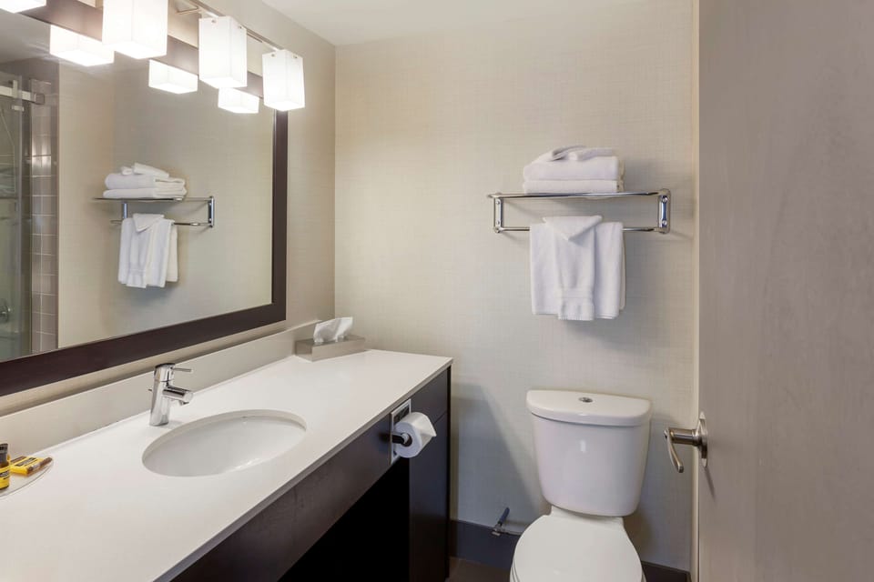 Family Suite, Multiple Beds, Non Smoking, Refrigerator & Microwave (with Sofabed) | Bathroom | Combined shower/tub, free toiletries, hair dryer, towels