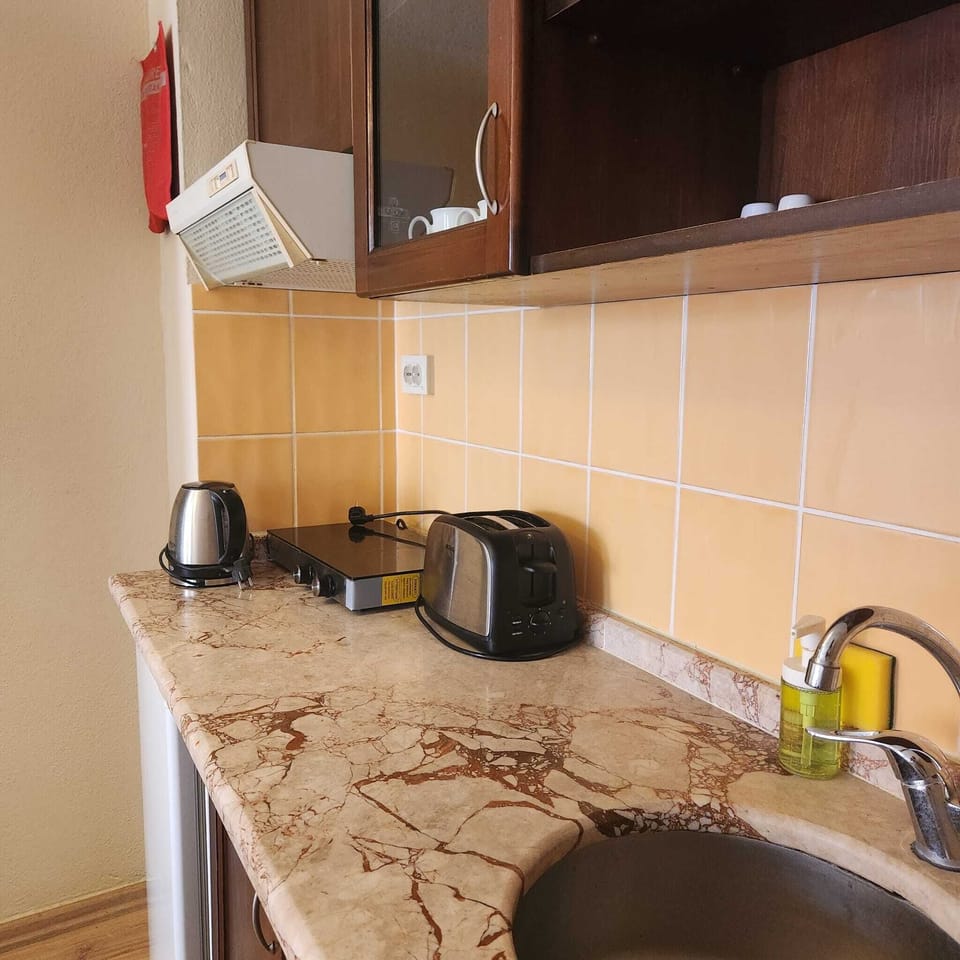 Standard Room | Private kitchen | Mini-fridge, stovetop, electric kettle, toaster
