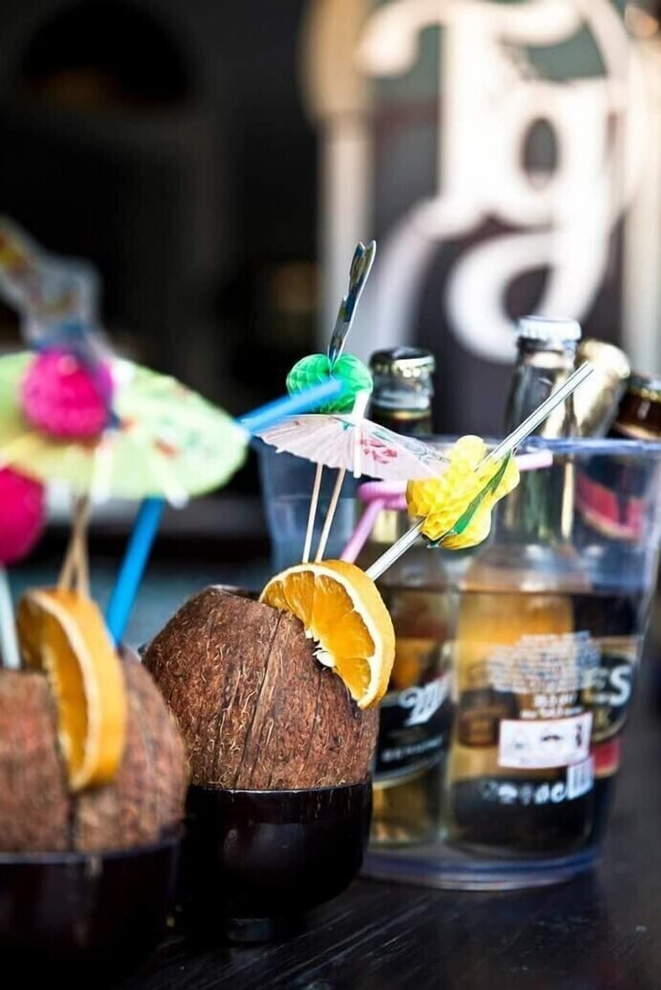 Poolside bar