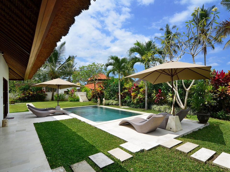 Outdoor pool, a natural pool