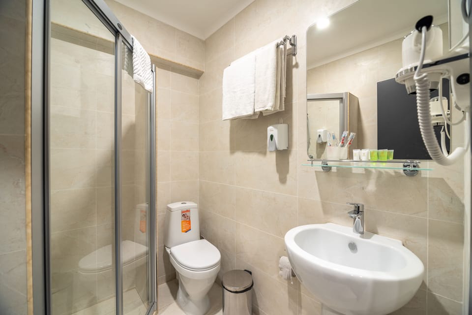 Economy Double Room (Without Window) | Bathroom | Shower, rainfall showerhead, free toiletries, hair dryer