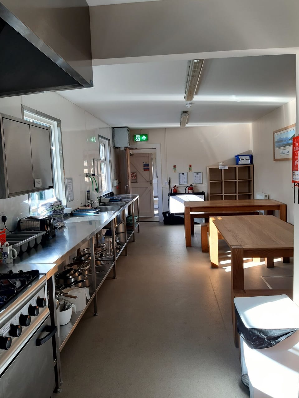 Shared fridge, microwave