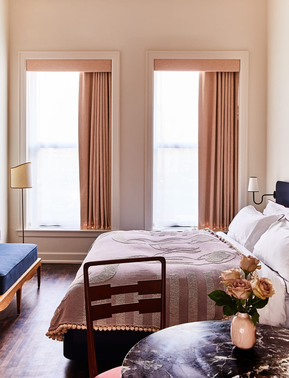 The Parlor | Frette Italian sheets, premium bedding, pillowtop beds, minibar