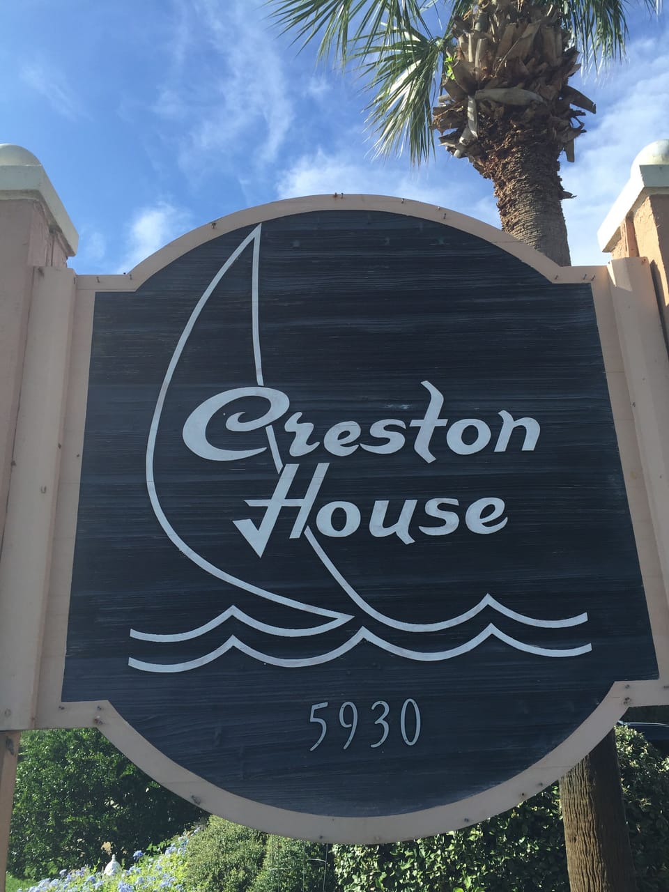 Sign on main road 