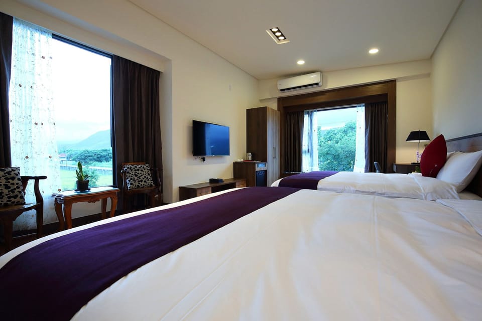 Superior Quadruple Room | In-room safe, desk, laptop workspace, blackout drapes