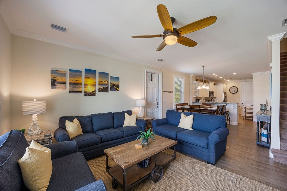 Open concept layout