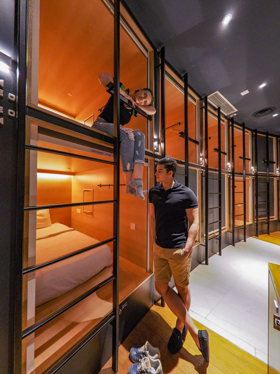 Single Pod Front Entry (Mix) | Iron/ironing board (on request), WiFi (free)