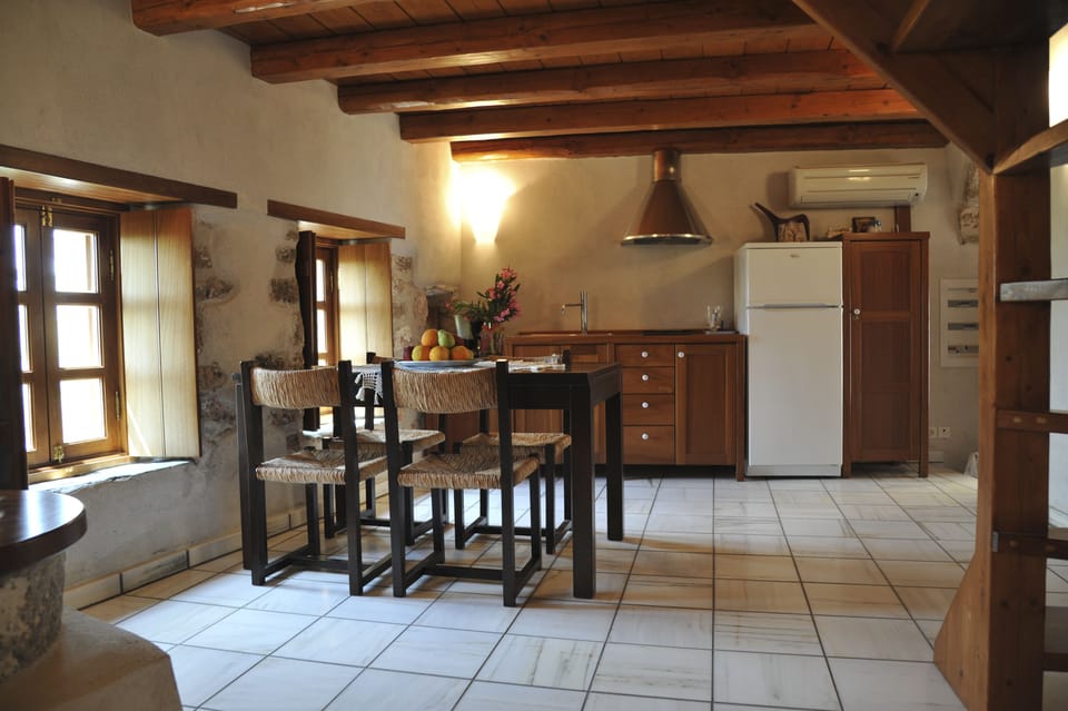 Superior Apartment | Private kitchen | Full-size fridge, stovetop, coffee/tea maker, electric kettle
