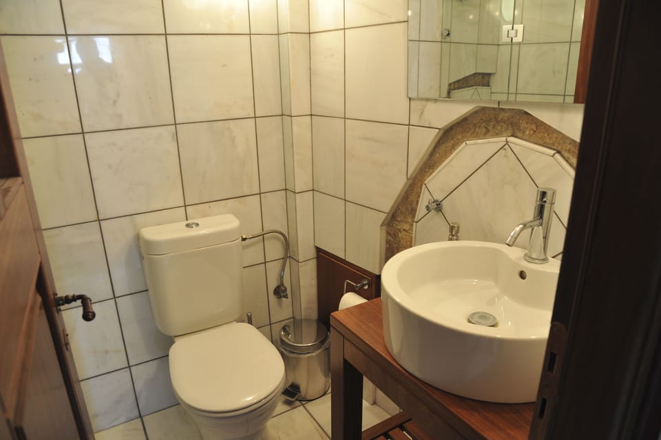 Superior Apartment | Bathroom | Shower, free toiletries, hair dryer, slippers
