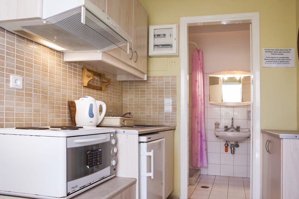 Apartment, 2 Bedrooms | Private kitchenette | Fridge, oven, coffee/tea maker, electric kettle