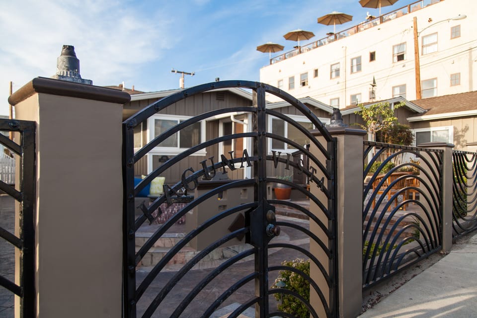 Front gate entrance