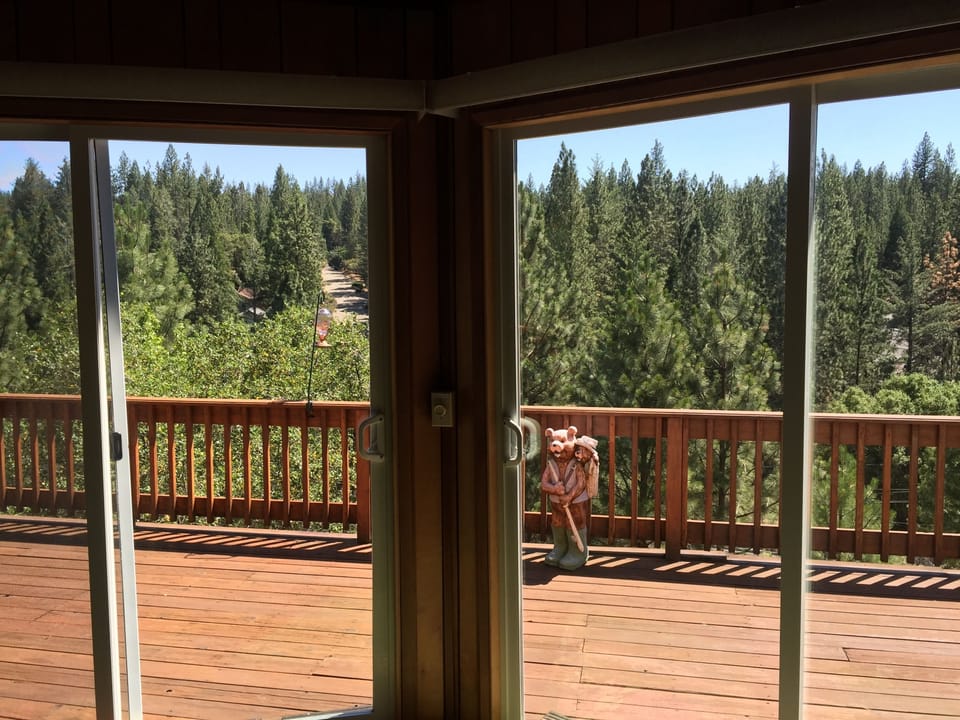 View from living and dining room
