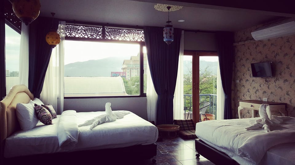 Quadruple Room with Panoramic View  | Desk, free WiFi, bed sheets
