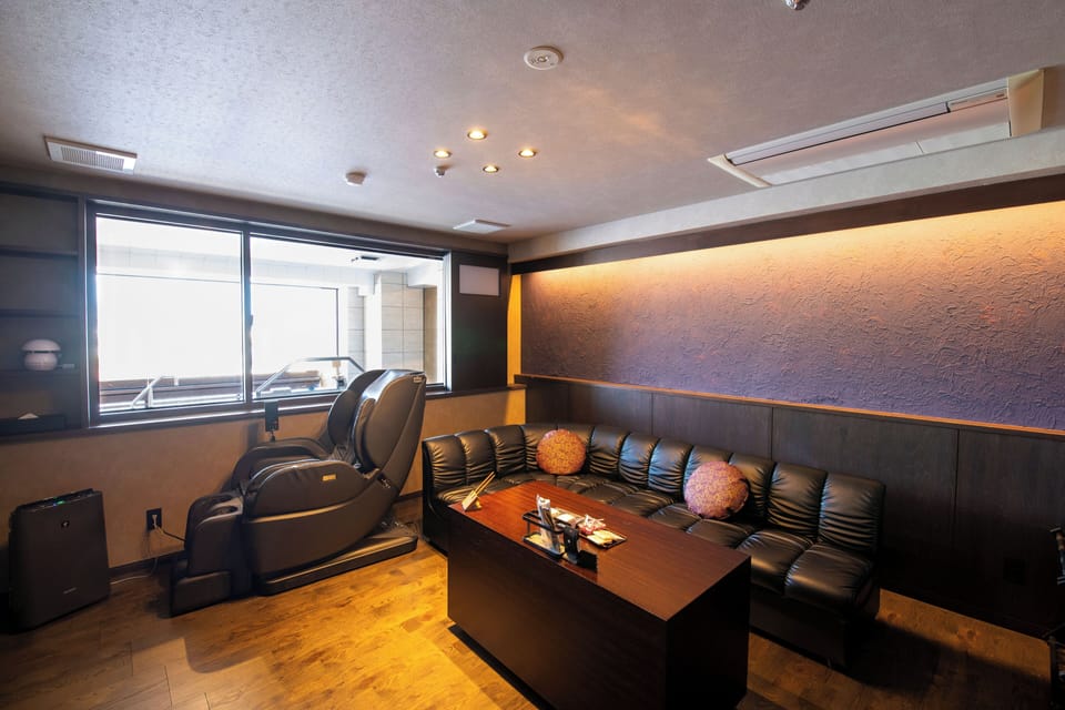 Suite, Open-air Bath and sauna, Non Smoking | Living area | Flat-screen TV