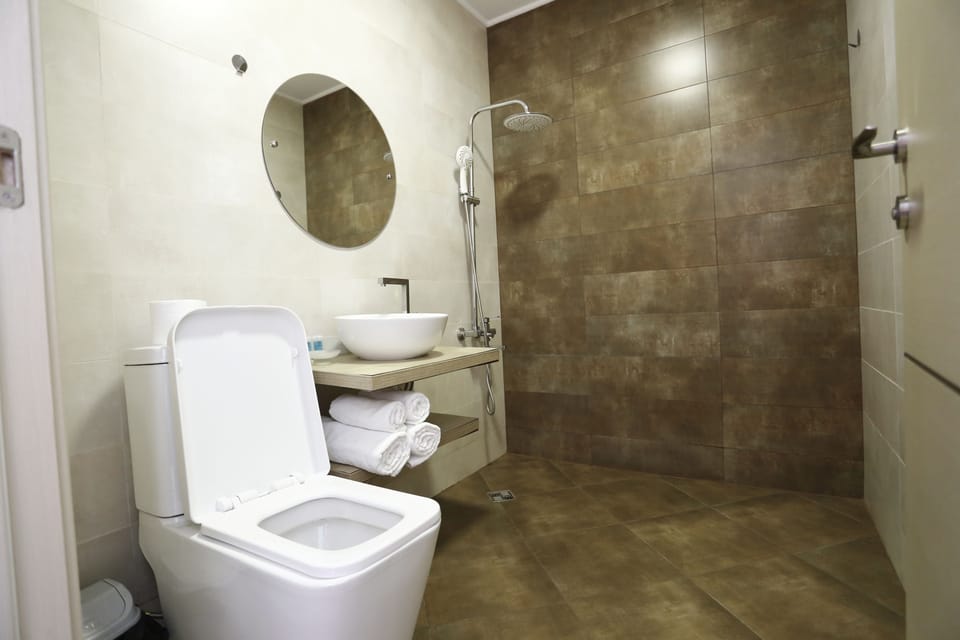 Standard Double or Twin Room | Bathroom | Shower, free toiletries, hair dryer, bathrobes
