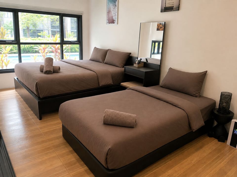 Apartment, 1 Bedroom, Poolside | 1 bedroom, blackout drapes, iron/ironing board, WiFi (free)