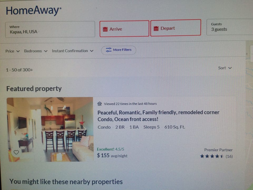 This beautiful condo is being feature property in VRBO site. 