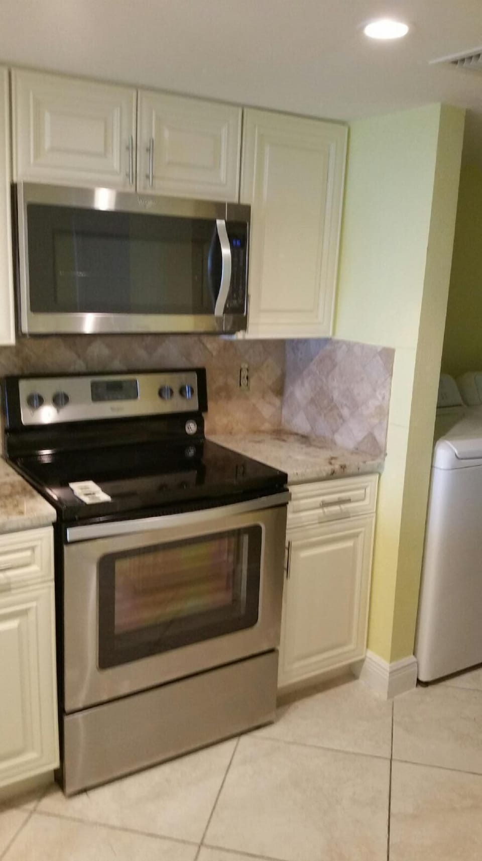All new stainless steel appliances 