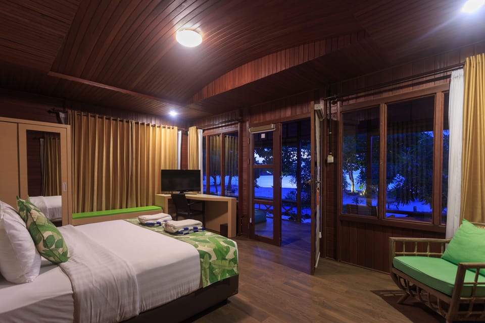 Villa, 1 Bedroom, Beachfront | Premium bedding, down comforters, in-room safe, desk