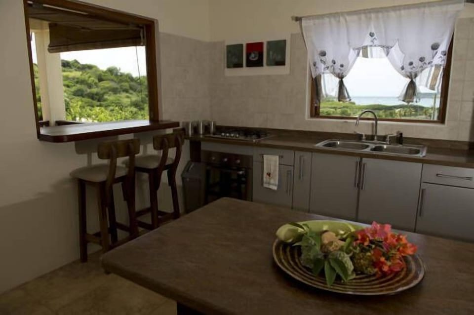 Apartment, 1 Bedroom, Balcony, Ocean View | Private kitchen | Coffee/tea maker, fridge, microwave, oven