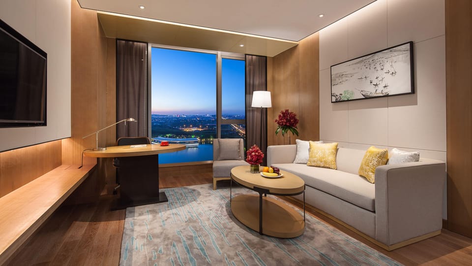 Suite, 1 Bedroom, Lake View (Living Area) | Premium bedding, down comforters, minibar, in-room safe