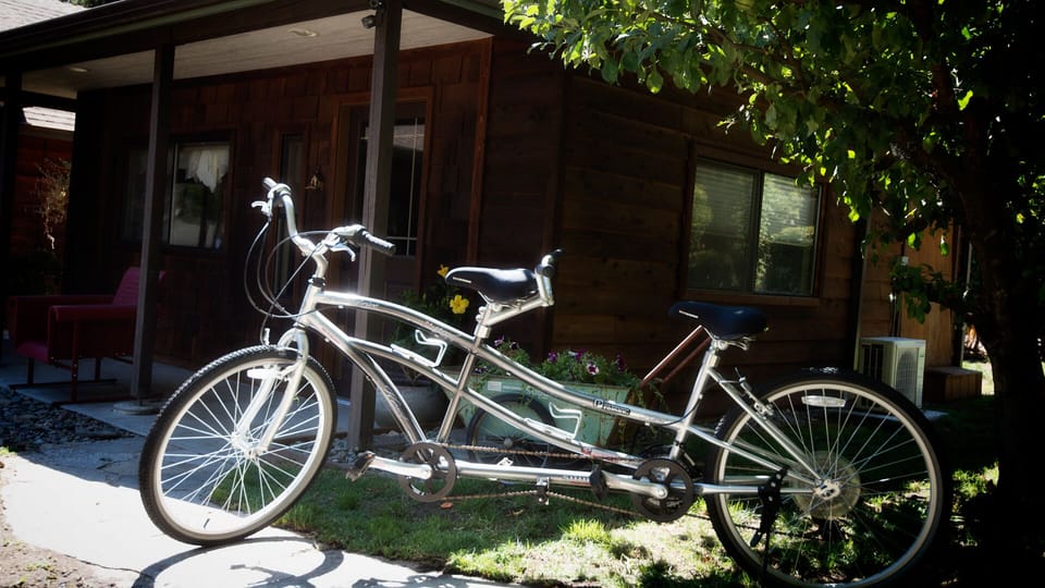 Test your relationship and take the tandem bike for a spin!