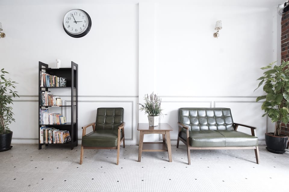 Lobby sitting area