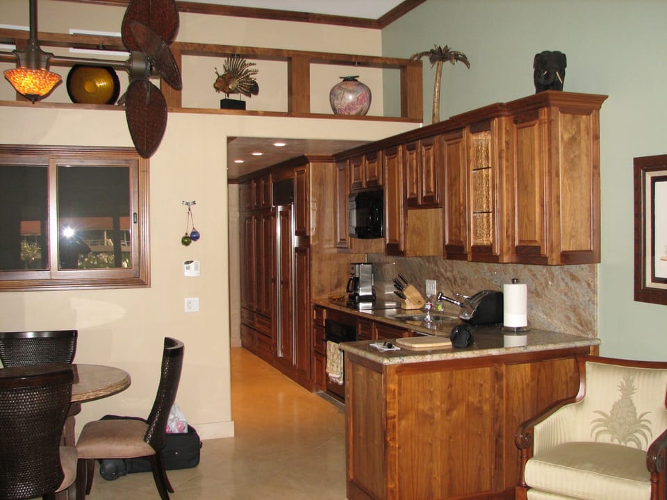 Custom full kitchen fully loaded - you could even cook a Thanksgiving dinner!