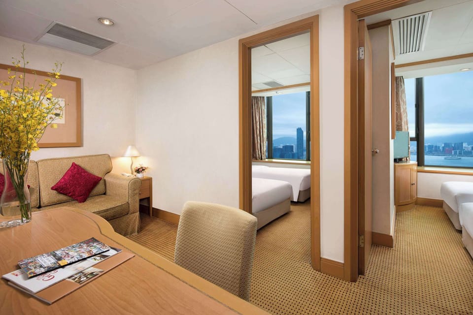 Deluxe Suite, 2 Bedrooms, Non Smoking (4 Single Beds) | Minibar, in-room safe, desk, iron/ironing board (on request)