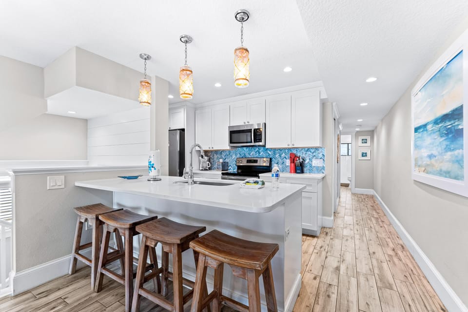 Townhome, Multiple Beds, Ocean View (Fanta-Sea 49) | Private kitchen | Fridge, microwave, oven, stovetop