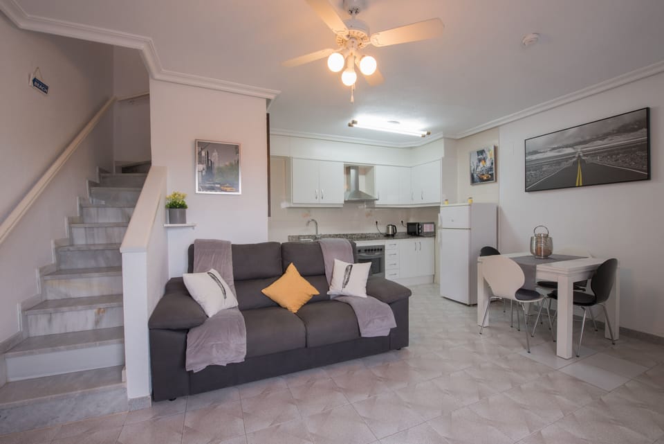 open plan living area