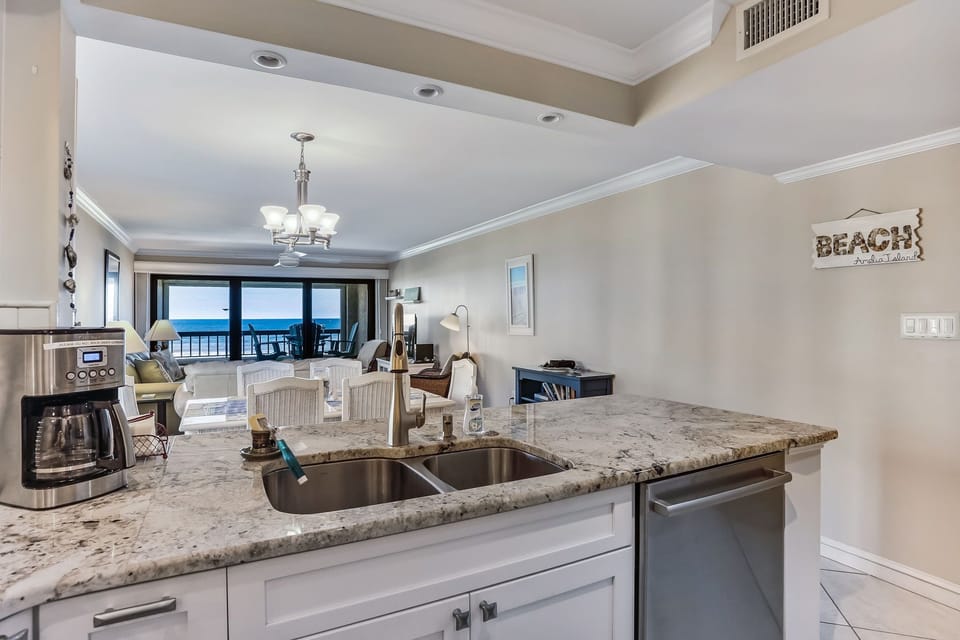 view from the kitchen