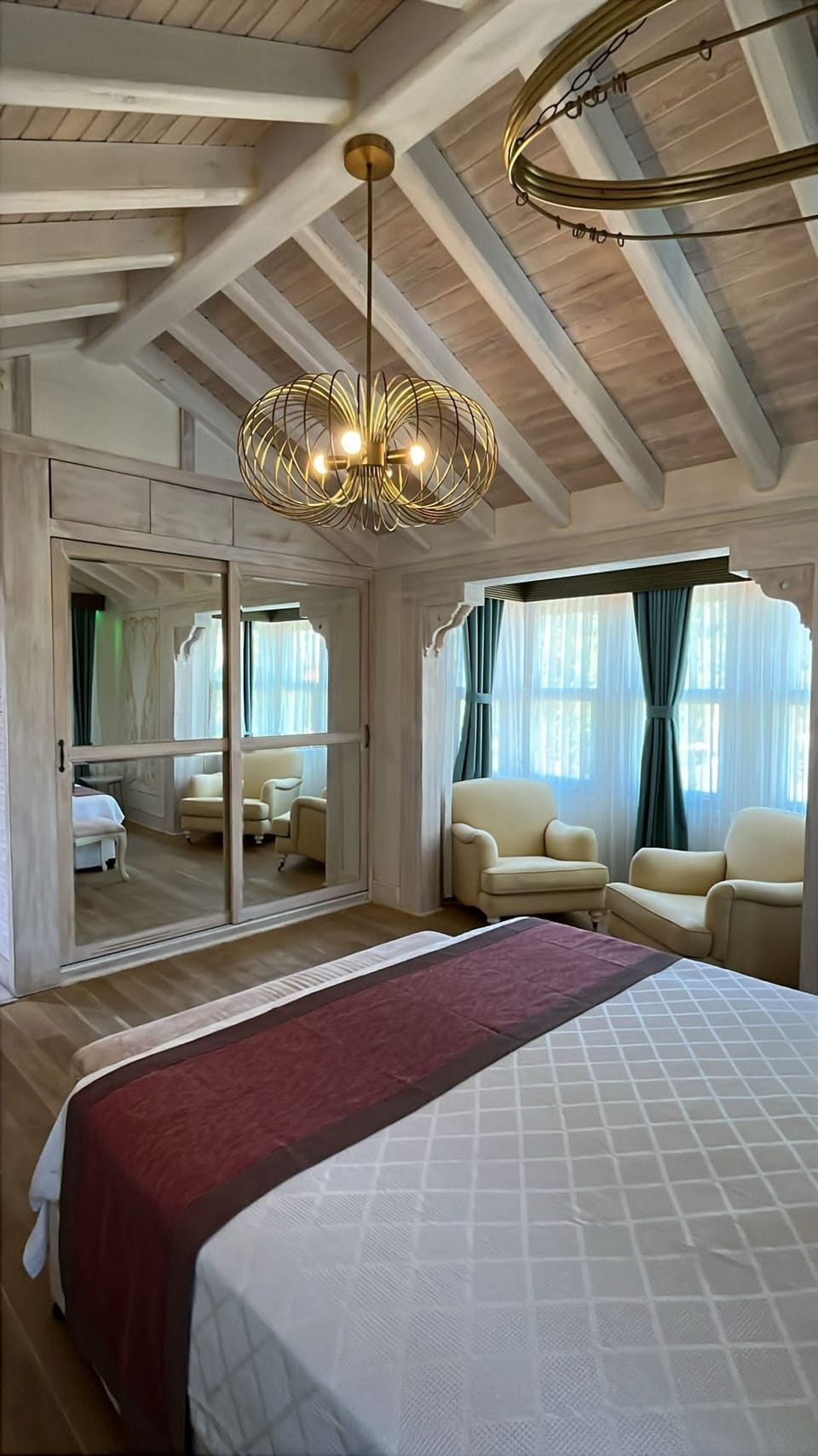 Exclusive Double Room, Pool View | Premium bedding, minibar, in-room safe, individually decorated