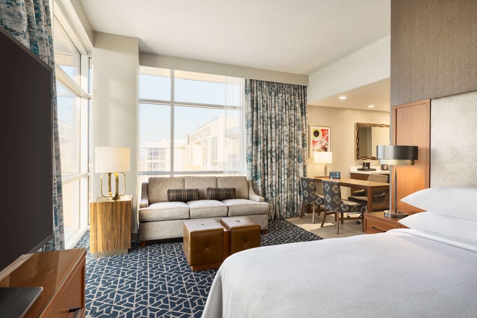 1 bedroom, premium bedding, down comforters, in-room safe