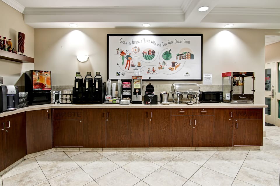 Free daily buffet breakfast