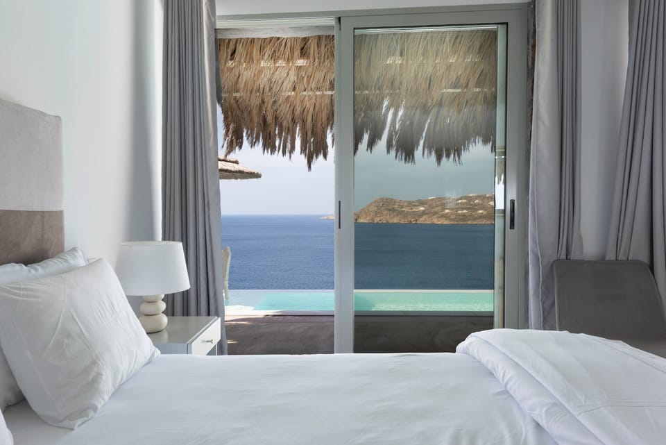 Grand Deluxe Suite With Private Pool Sea View | Down comforters, Tempur-Pedic beds, minibar, in-room safe