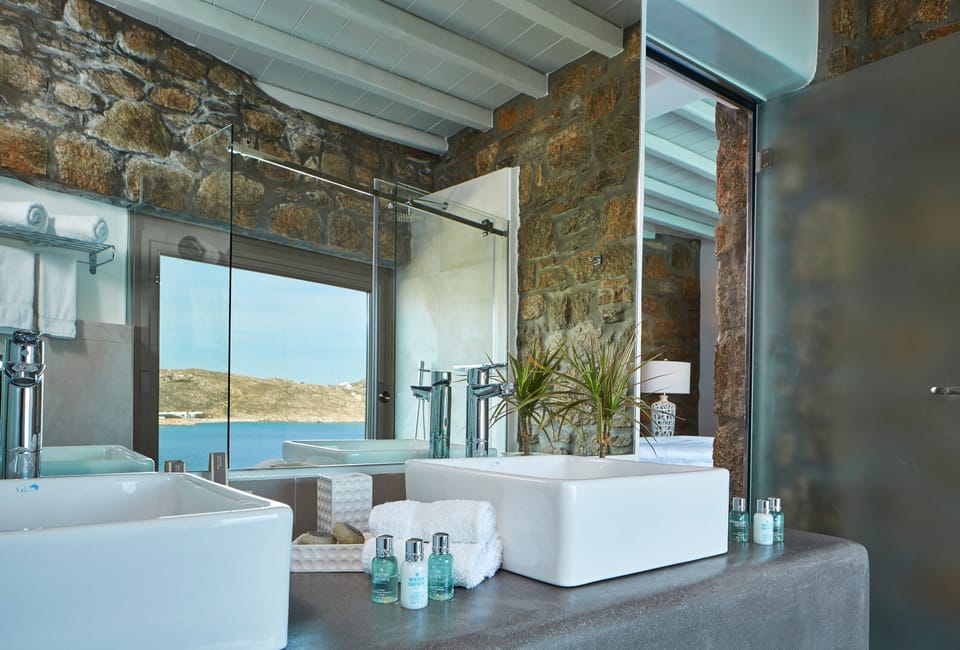 Deluxe Villa, 2 Bedrooms, Private Pool | Bathroom | Rainfall showerhead, hair dryer, bathrobes, slippers