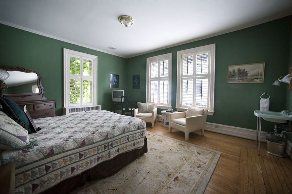 Room 1 - Green Room (private bathroom across the hall) | Individually decorated, rollaway beds, free WiFi