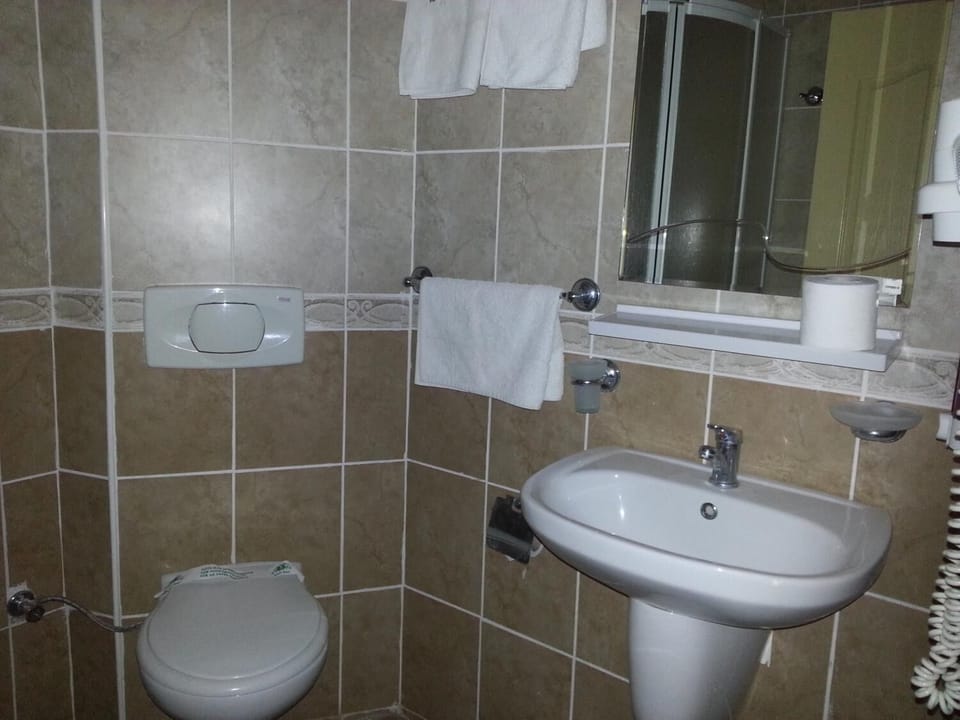 Free toiletries, hair dryer, slippers, towels
