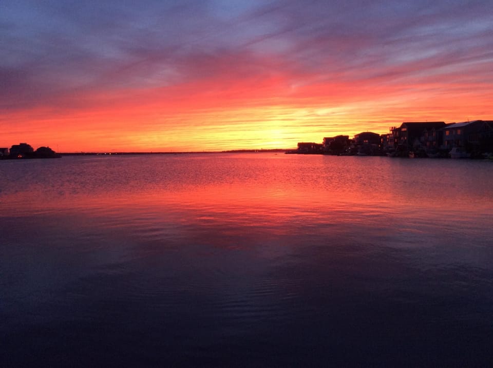 Actual sunset shot I took on the bay. Breathtaking