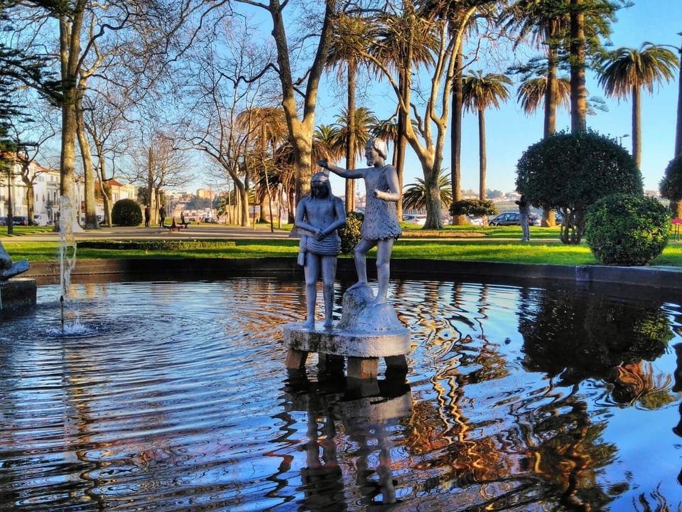 The Passeio Alegre park is just down the street