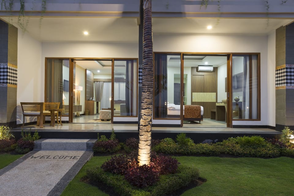 Suite, 1 King Bed, Ocean View | Front of property - evening/night