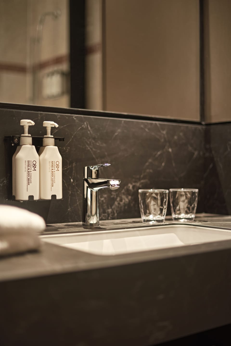 Free toiletries, hair dryer, bathrobes, towels