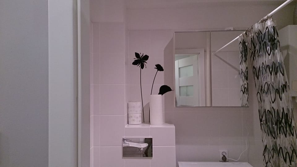 Apartment, 1 Bedroom | Bathroom | Shower, hair dryer, towels