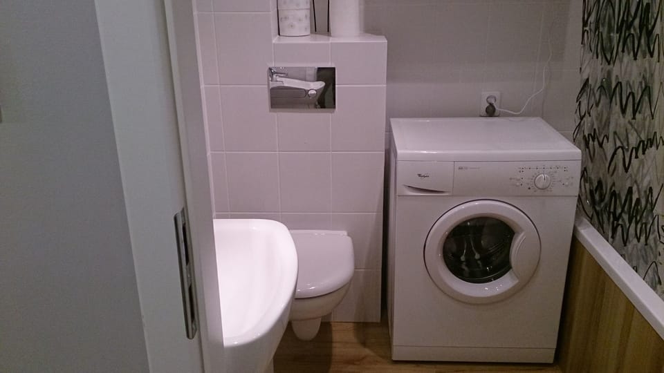 Apartment, 1 Bedroom | Bathroom | Shower, hair dryer, towels