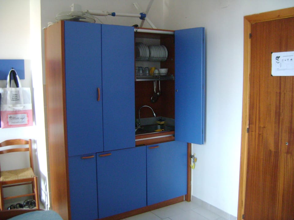 Fridge, stovetop, cookware/dishes/utensils