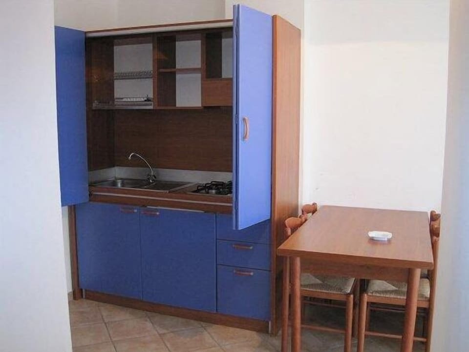 Fridge, stovetop, cookware/dishes/utensils
