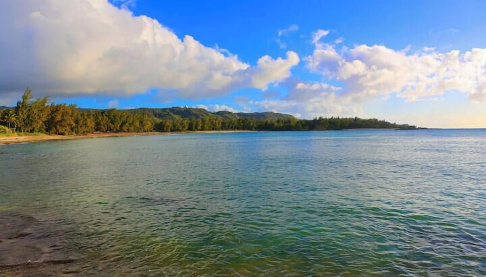 Looking South West over Turtle Bay Towards Kawela Bay & The North Shore Beaches