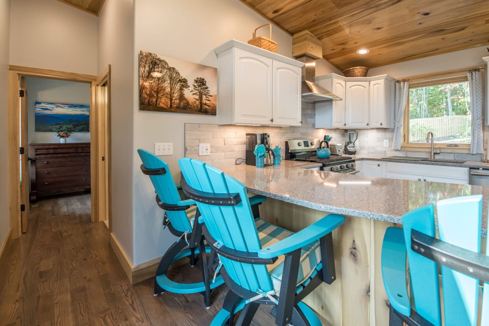 Comfy swivel bar stools